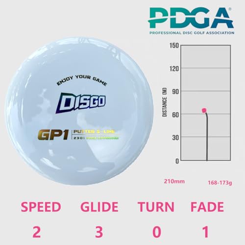 DISGO Disc Golf Disc Set- 170-178g Glow-in-The-Dark Disc | Putter, Midrange, and Driver | Professional Golf Discs for Outdoor Games & Competition PDGA Approved - color: SOLID SET