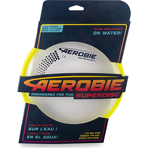 Aerobie Superdisc Outdoor Flying Disc - Yellow (Styles Vary)