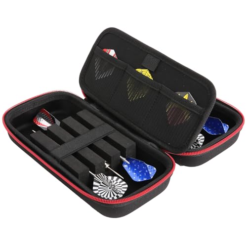 Dart Case - Premium EVA Material Holds 6 Steel/Soft Tip Dart Sets, Includes Dart Tip, Wings & Accessories Storage (Case Only)