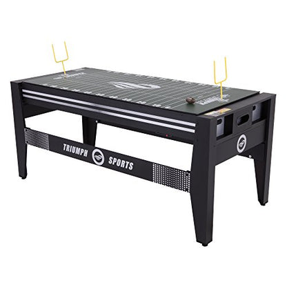 Triumph USA 4-in-1 Swivel Table, 72", Black