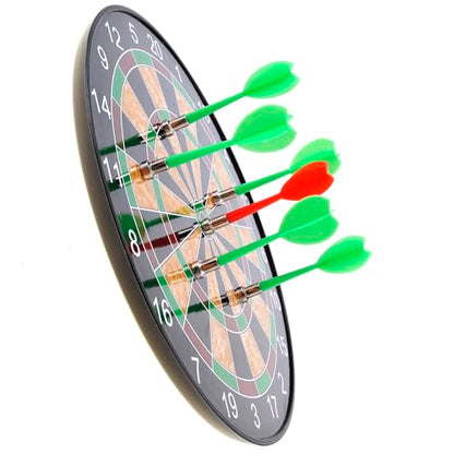 PowerTRC Magnetic Dart Board Game, Magnetic Dart Toy for Kids, Indoor - Outdoor Game Activities, Gift for Boys Girls Ages 5 6 7 8 9 10 11 12 Year Old Kids and Adults