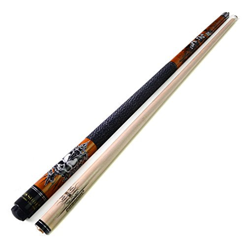 CUESOUL 58 inch 1/2 Maple Pool Cue Stick Kit-Rockin Series - color: G406, size: 21oz