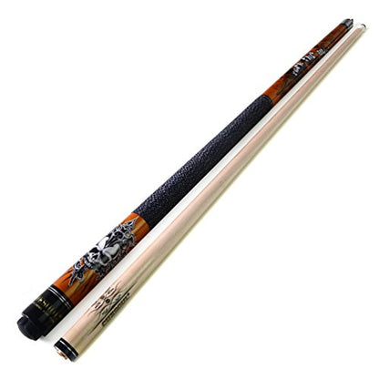 CUESOUL 58 inch 1/2 Maple Pool Cue Stick Kit-Rockin Series - color: G406, size: 21oz