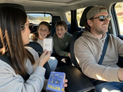 TALES 150 Conversation Cards, Kids Edition, Fun Family Games for Kids, Perfect for Dinners, Road Trips, Classrooms & Game Nights, Gifts & Gatherings, Conversation Starters to Spark Creativity - color: Kids Edition