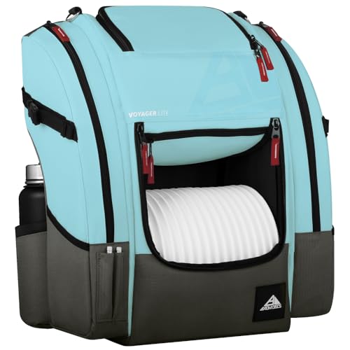 Axiom Discs Voyager Lite Backpack Disc Golf Bag (Choose Your Favorite Color) - color: Blue/Gray, style: V2