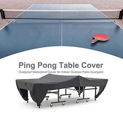 Waterproof Pong Table Cover Tennis Cover Outdoor Indoor Anti-UV Pong Table Cover