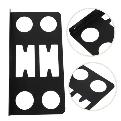 ULTECHNOVO Black Wall-mounted Sports Equipment Wall Rack with Solid Iron Structure, Wide Compatibility and Easy Installation, for Game Room or Training Center Storage