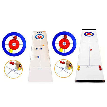 Tabletop Games Curling Game Portable Team Board Tabletop Training Family Party for Adults Indoor Travel Cushion Coverscushion Covers for Patio Furniturecushion for Living Roomcushion