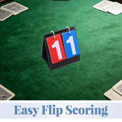 Mini Table Scoreboard: Score Counter for Football Volleyball Card Games - Portable Compact Scoreboard for Table Tennis Basketball Tournaments