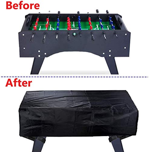 Foosball Table Protection - Waterproof Outdoor/Indoor UV Resistant Foosball Table Cover - style: 63 x 45 x 20inch