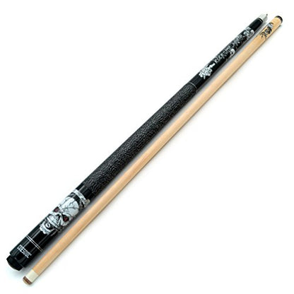 CUESOUL 58 inch 1/2 Maple Pool Cue Stick Kit-Rockin Series - color: G301, size: 21oz
