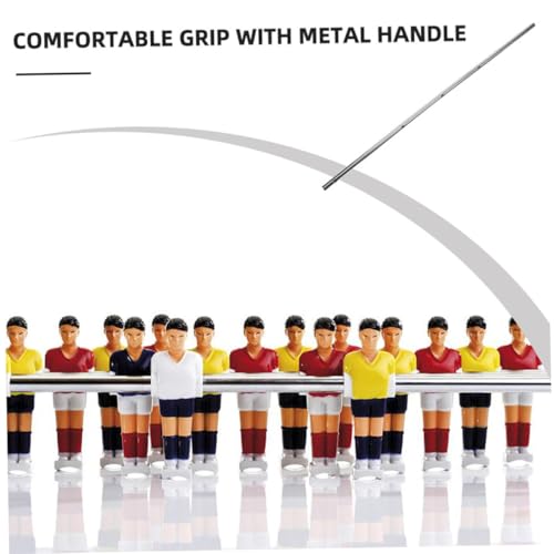 Abaodam 2pcs Foosball Table Replacement Rod Iron Poles Soccer Game Accessory for Adult and Tabletop Football Machine with Ergonomic Design and Easy Installation