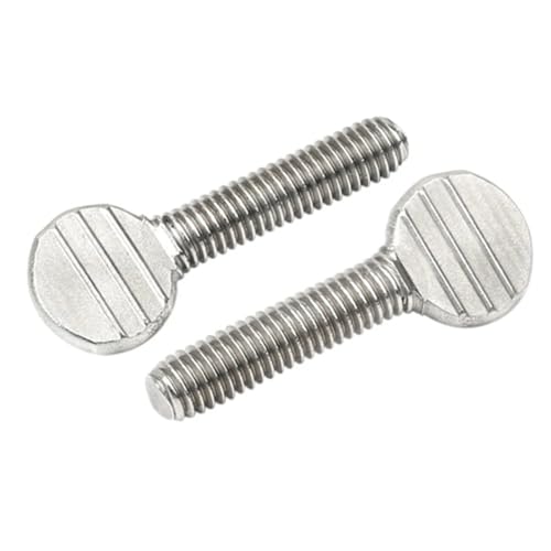 8Pcs M5x12mm and-Tighten Table Tennis Racket Thumb Screws M4-M10 1/4-20 5/16-18 UNC for Sports Equipment SUS304 Stainless Steel - style: M5x12mm(8Pcs)