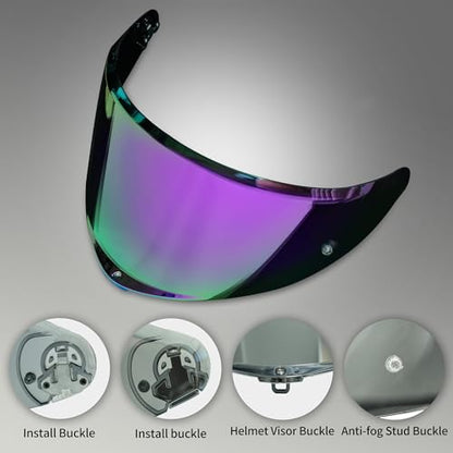 AGV K6 and K6S Visor (Bright purple) - color: Bright Purple