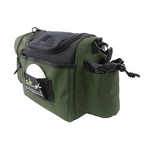 Fade Crunch Disc Golf Bag – Durable, Compact, and Perfect for All Skill Levels, from Beginners to Night Round Players – Shoulder Strap Bag (Green)