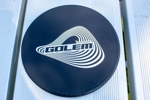 Divergent Discs Golem | Overstable Approach Disc | Flexible Putt & Approach Disc Golf Disc (Black) - color: Black