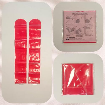 48pcs Round Head Boom Sticks Thunder Sticks Cheering Sticks Team Spirit Plastic Cheerleading Spirit Stick Clapper Inflatable Noise Maker Sports Supply (Red) - color: Red