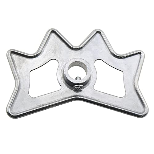 Billiard Bridge Head Silver Tone Aluminum Alloy Billiards Cue Rack Bridge Head Non-Slip Billiards Snooker Pool Cue Rest Bridge Head Holder