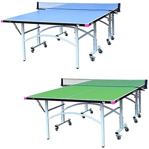Butterfly Easifold Outdoor Ping Pong Table Melamine Top | Rolling Outdoor Table Tennis Table | 3 Year Warranty | 10 Minute Assembly | Great Bounce All Weather Ping Pong Table | Weatherproof Net