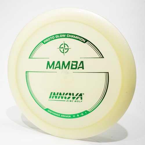 Innova Proto Glow Champion Mamba Disc Golf Distance Driver, Glows in The Dark, Pick Color/Weight [May Vary from Image] - size: 160-163 grams