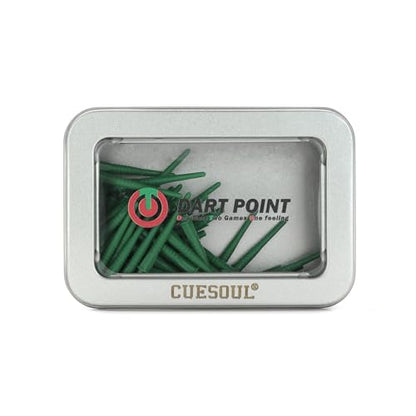 CUESOUL OTO Small Thread Soft Tip Dart Point Pack - color: Dark Green