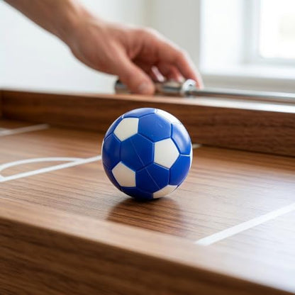Kisangel 6pcs Mini Foosball Balls - Blue Table Soccer Ball Replacements Mini Foosball 36mm for Tabletop Football Game Kids Indoor Sports Game Night