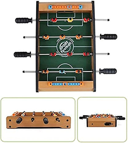 Tabletop Foosball Table- Portable Mini Table Football/Soccer Game Set with Two Balls and Score Keeper for Adults and Kids