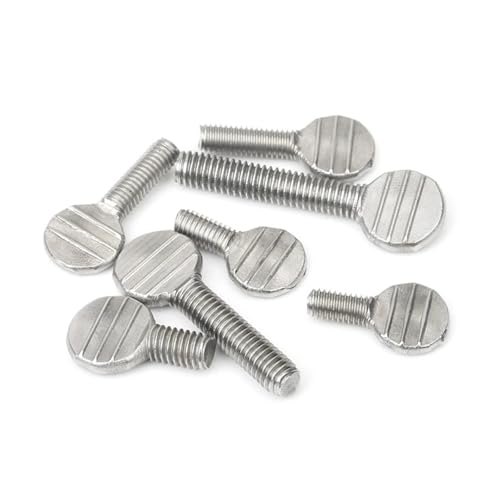 304 Stainless Steel Hand-Tighten Table Tennis Racket Thumb Screws M4-M10 1/4-20 5/16-18 UNC for Sports Equipment(1/4-20x12mm(10Pcs)) - size: 1/4-20x12mm(10Pcs)