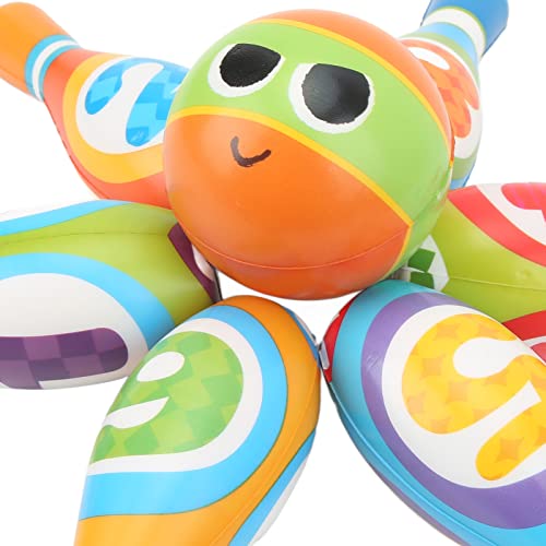 Kids Bowling Set, Soft Polyurethane Bowling Pins and Balls, Indoor Parent Child Interactive Toy with 6 Pins 2 Balls for Toddlers Ages 3+, Safe Round Edge Design