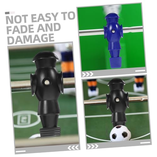 4Pcs Foosball Replacement Players for Table Soccer Game PP Resin Football Man Statues Smooth Surface Easy Install Fits Standard Rods Dark and Navy