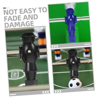 4Pcs Foosball Replacement Players for Table Soccer Game PP Resin Football Man Statues Smooth Surface Easy Install Fits Standard Rods Dark and Navy