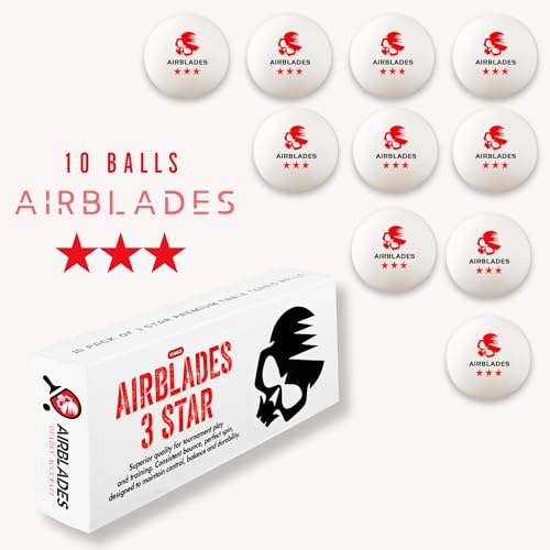 3 Star Ping Pong Balls | High Performance, Table Tennis Balls for Tournament Play & Training | Advanced ABS Plastic | Regulation Standard Ping Pong Balls - style: 10 Pack