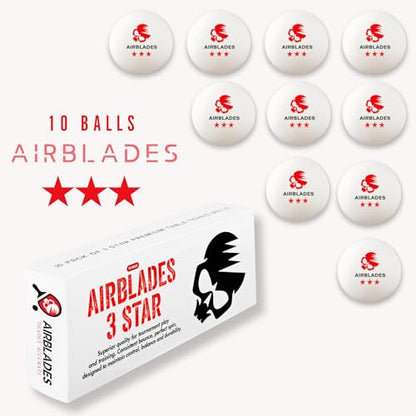 3 Star Ping Pong Balls | High Performance, Table Tennis Balls for Tournament Play & Training | Advanced ABS Plastic | Regulation Standard Ping Pong Balls - style: 10 Pack