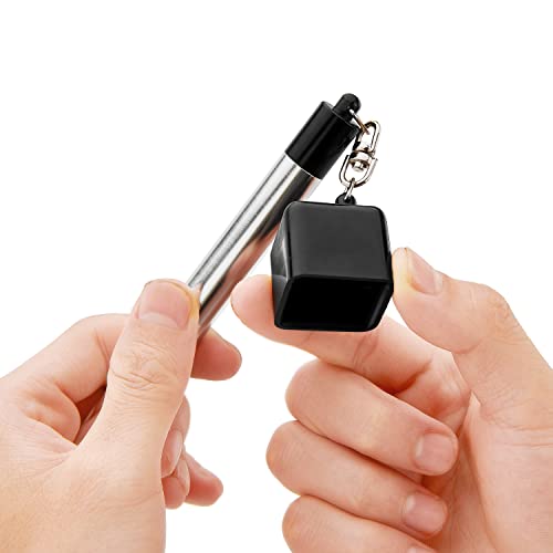 TRINKA 2 Pcs Pool Chalk Holder for Billiards, 2 in 1 Portable Pool Snooker Chalk Holder Billiard Cue Tip Pricker Prep Tool, Pool Table Accessory