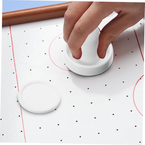 Toddmomy Air Hockey Air Hockey Pucks Ice Hockey Pushers Table Ice Hockey Supplies Ice Hockey Paddles Hockey Table