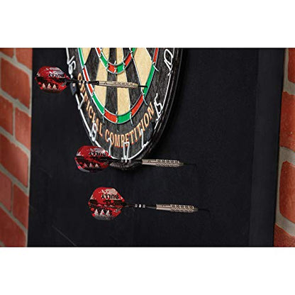 Viper Defender III Backboard & Sisal/Bristle Steel Tip Dartboard Bundle - style: Elite