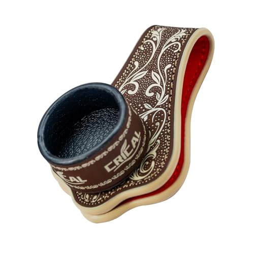 CRICAL Portable Magnetic Pool Chalk Holder Square Chalk Cube Holder Billiard Cue Accessory Gift Idea - color: CL-ChalkHolder Brown White-R