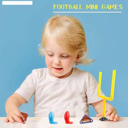 6 Sets of Finger Flick Football Games Mini Desktop Football Games Field Goal Football Tabletop Game for Indoor Office School Family Games Birthday Sports Party Favors