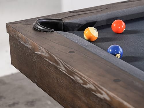 Empire USA - Agriturismo Slate Pool Table W/Premium Billiard Accessories (8FT, Brownwash)