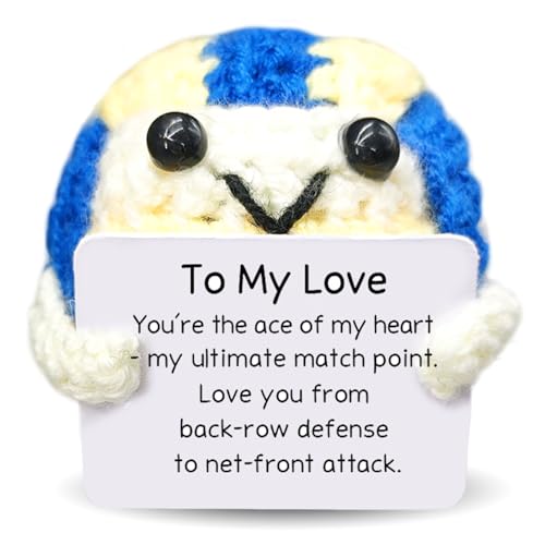 Handmade Collectible Volleyball - Emotional Support Decor,Funny Gift for Volleyball Lovers,Best Friend,Brother,Colleague,Team Mate,Home Decor Accent - color: Love