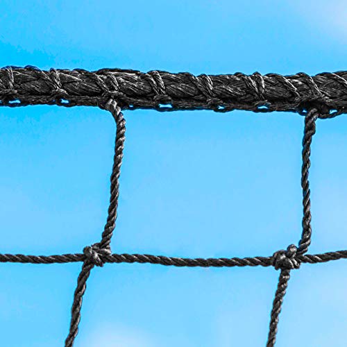 Stop that Ball™ Backstop Net Systems | Multi-Sport Ball Stop Net & Posts | Pop-Up, Freestanding & Socketed Options [7 Sizes] - size: 50ft, style: Socketed