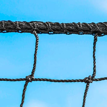 Stop that Ball™ Backstop Net Systems | Multi-Sport Ball Stop Net & Posts | Pop-Up, Freestanding & Socketed Options [7 Sizes] - size: 50ft, style: Socketed