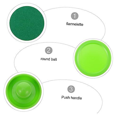 76mm Air Hockey Pusher and Puck Set Sturdy Replacement Accessories for Game Tables for Family Fun and Competitive Play
