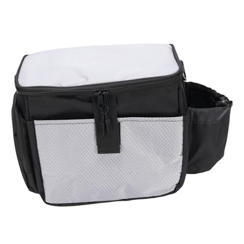POCREATION Disc Bag, 420D Polyester, Spacious Interior with Adjustable Shoulder Strap for Disc Golf Players