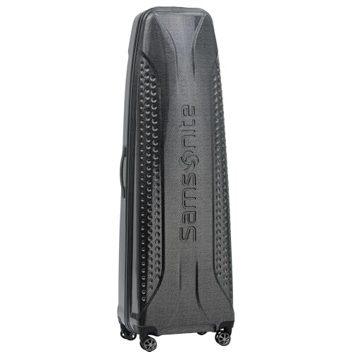 Samsonite Tour Pro Golf Hard Case Travel Bag | Lightweight, Durable ABS Shell, 360 Degree Multi-Directional Shark Wheels - color: Carbon Matrix