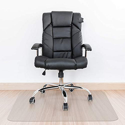 Kuyal Clear Chair Mat, Hard Floor Use, 48" x 36" Transparent Office Home Floor Protector mat Chairmats (48" x 36" Rectangle) - size: 36" x 48" Rectangle
