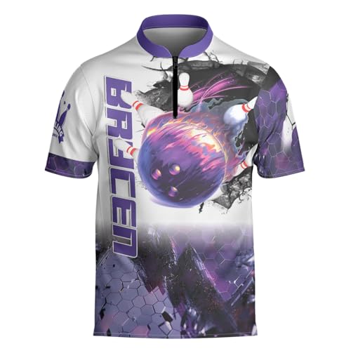 Personalized Custom Jersey for Men, Uniform Shirt for Bowling Team Gift - color: D2