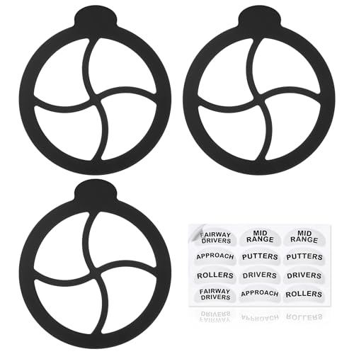 3PCS Disc Golf Bag Dividers, Disc Golf Rack Divider Inserts, Disk Storage Sort Organized and Easy to Access, Driver, Mid-Range, Putter, Fairway Drivers, Approach,Rollers for Beginners