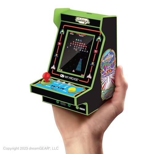 My Arcade Galaga Nano Player - 2 Games in 1, Retro Arcade Classics, 4.8" Mini Arcade Machine - style: Galaga