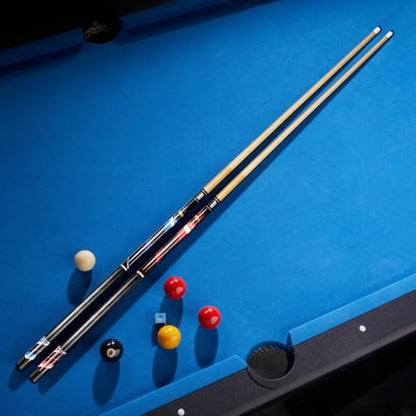 Pool Cue Stick Billiard Sticks: 58 Inch Pool Stick with 13mm Tip Professional Billiard Cue Sticks 18/19/ 20/21 oz, Premium Canadian Maple Wood Pool Cues for Pool Table for Men Women in Bar House（C43）